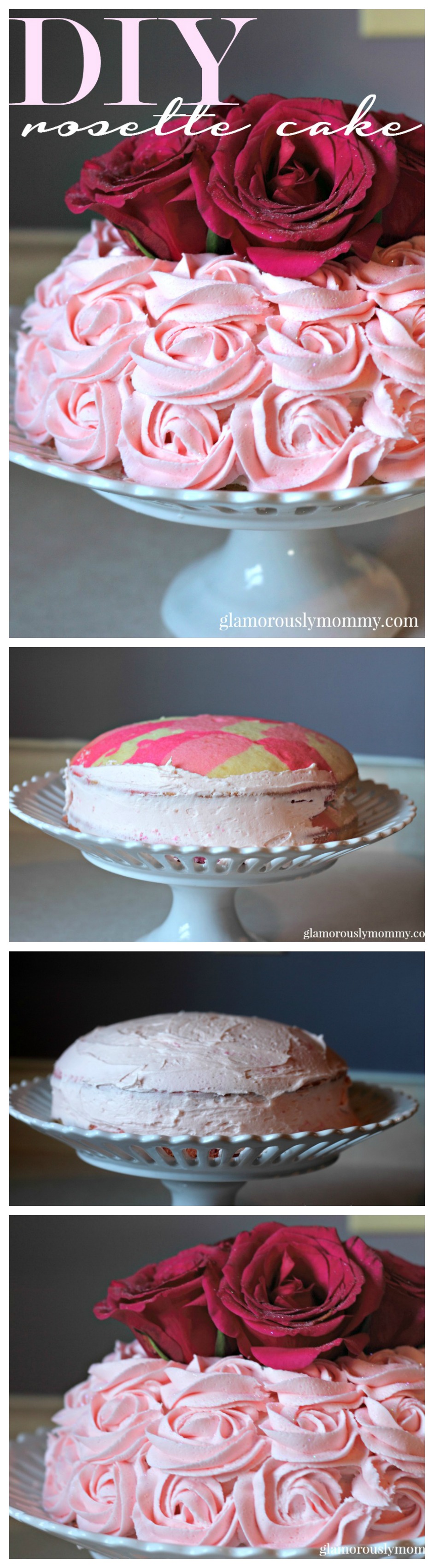 How To Make A Diy Rosette Cake